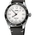 Oris Oris Social Club Amsterdam 01 733 7707 4051 OSC-AMS-Set  01 733 7707 4051 OSC-AMS-Set механические мужские часы серый циферблат, браслет кожаный — вид спереди